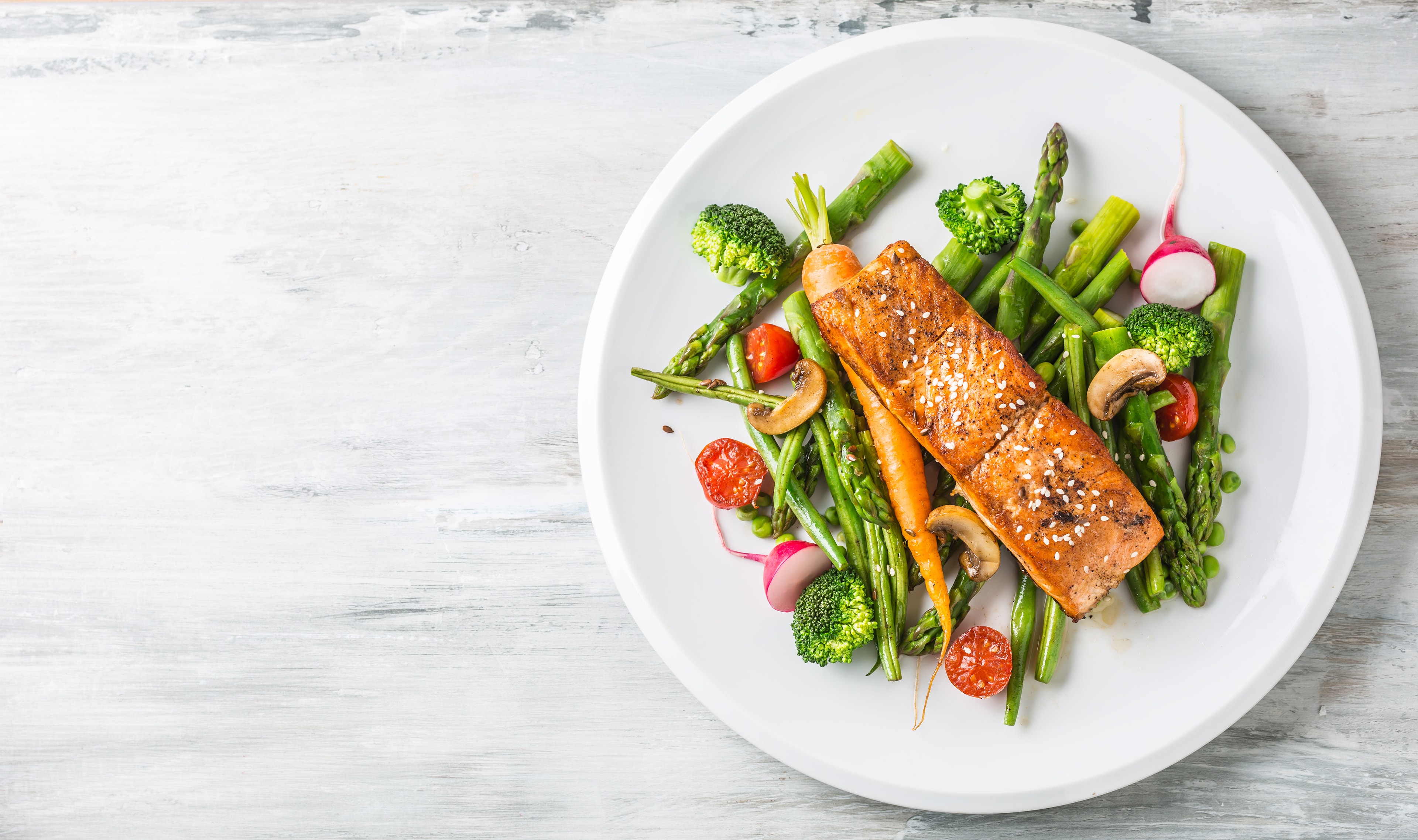 Healthy food background